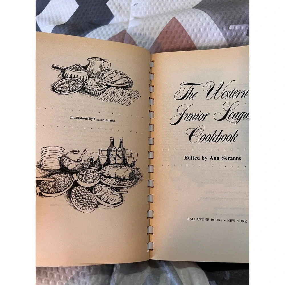 The Western Junior League Cookbook 1981‎ First Edition Ann Seranne Spiral Bound